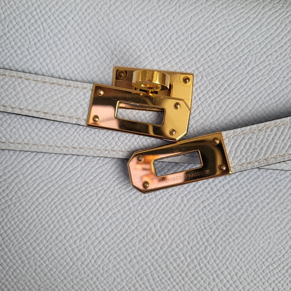 ❌️SOLD❌️ Hermes Kelly To Go Blue Brume - Picture 3 of 8